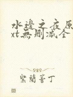 水边之夜原著txt无删减全文