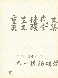 重生后我又飒又爽又强全集短剧