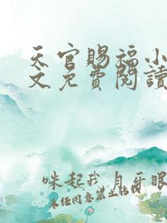 天官赐福小说全文免费阅读无弹窗