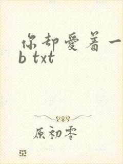 你却爱着一个sb txt