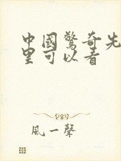 中国惊奇先生哪里可以看