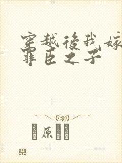 穿越后我嫁给了罪臣之子