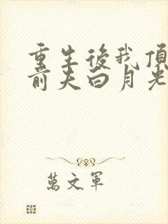 重生后我顶替了前夫白月光最新版