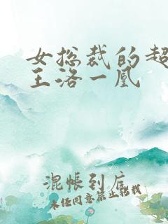 女总裁的超级兵王洛一凰