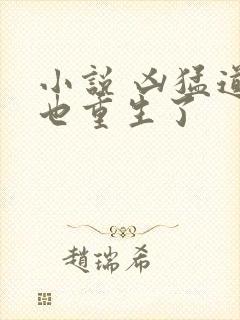 小说 凶猛道侣也重生了