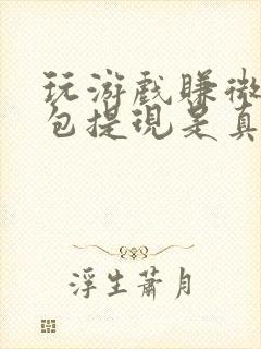 玩游戏赚微信红包提现是真的吗