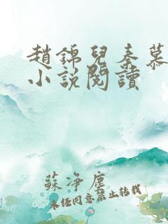 赵锦儿秦慕修 小说阅读