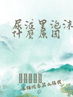 尿液里泡沫多是什么原因