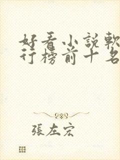 好看小说软件排行榜前十名