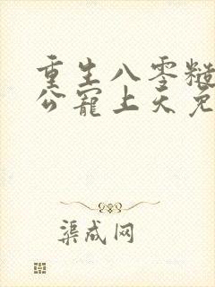 重生八零糙汉老公宠上天免费阅读