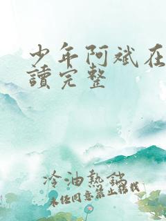 少年阿斌在线阅读完整