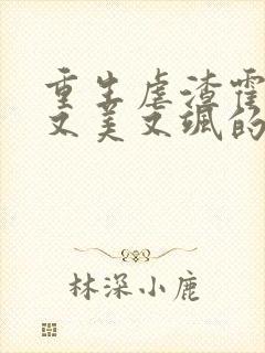 重生虐渣霍夫人又美又飒的小说