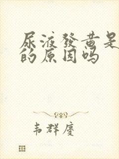 尿液发黄是上火的原因吗