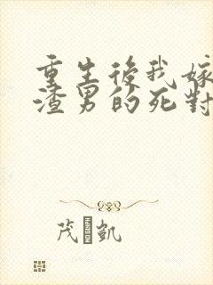 重生后我嫁给了渣男的死对头孙樾