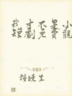 我才不是小可怜短剧免费观看