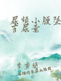 尿频小腹坠胀总有尿意