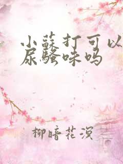 小苏打可以去除尿骚味吗