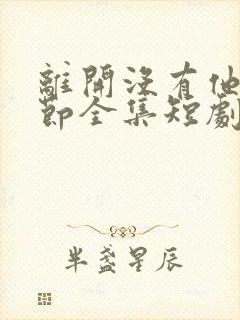 离开没有他的季节全集短剧