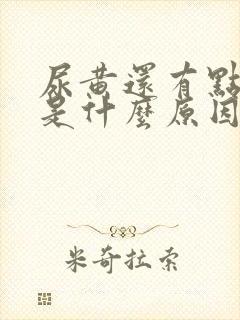 尿黄还有点味道是什么原因