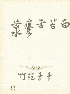 齿痕舌苔白腻口水多