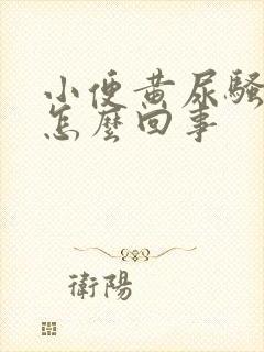 小便黄尿骚味重怎么回事