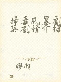 扫毒风暴剧情分集剧情介绍电视猫