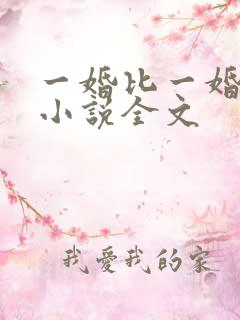 一婚比一婚还高小说全文