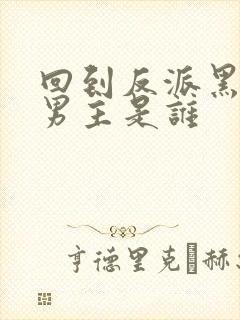 回到反派黑化前男主是谁