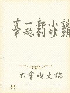 有一部小说主角穿越到明朝当太子