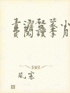 青涩启蒙小说免费阅读李月苏勇