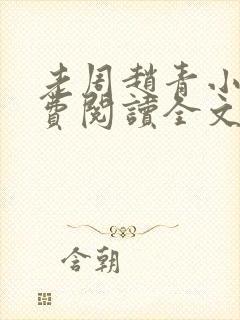 老周赵青小说免费阅读全文章节