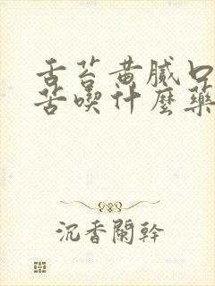 舌苔黄腻口臭口苦吃什么药