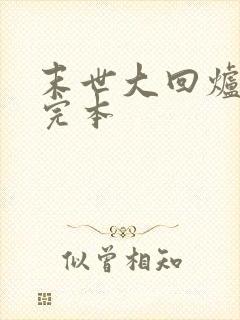 末世大回炉小说完本