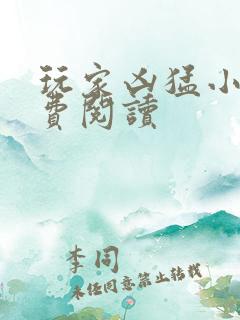 玩家凶猛小说免费阅读