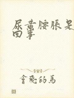 尿黄腰胀是怎么回事