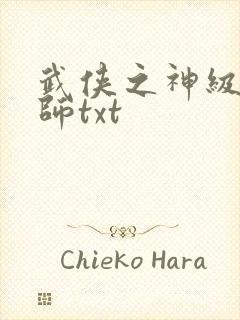 武侠之神级大宗师txt