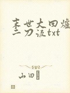 末世大回炉二十二刀流txt