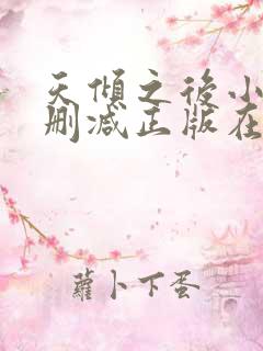 天倾之后小说无删减正版在线阅读