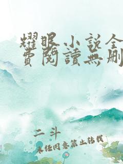 耀眼小说全文免费阅读无删减