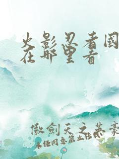 火影忍者国语版在哪里看