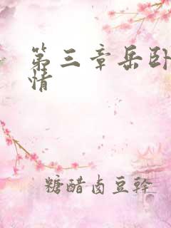 第三章岳卧室激情