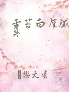 舌苔白厚腻 口臭