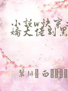 小说w快穿之病娇大佬别黑化》
