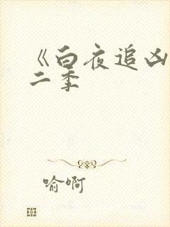 《白夜追凶》第二季