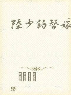 陆少的替嫁宠妻