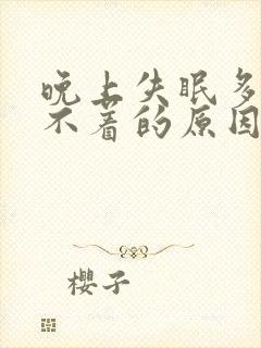 晚上失眠多梦睡不着的原因