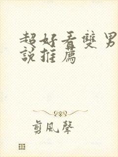 超好看双男主小说推荐