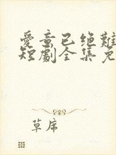 爱意已绝难再续短剧全集免费观看