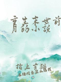 重生末世前一个月的小说