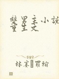 双男主小说推荐重生文